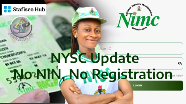NYSC Update: No NIN, No Registration