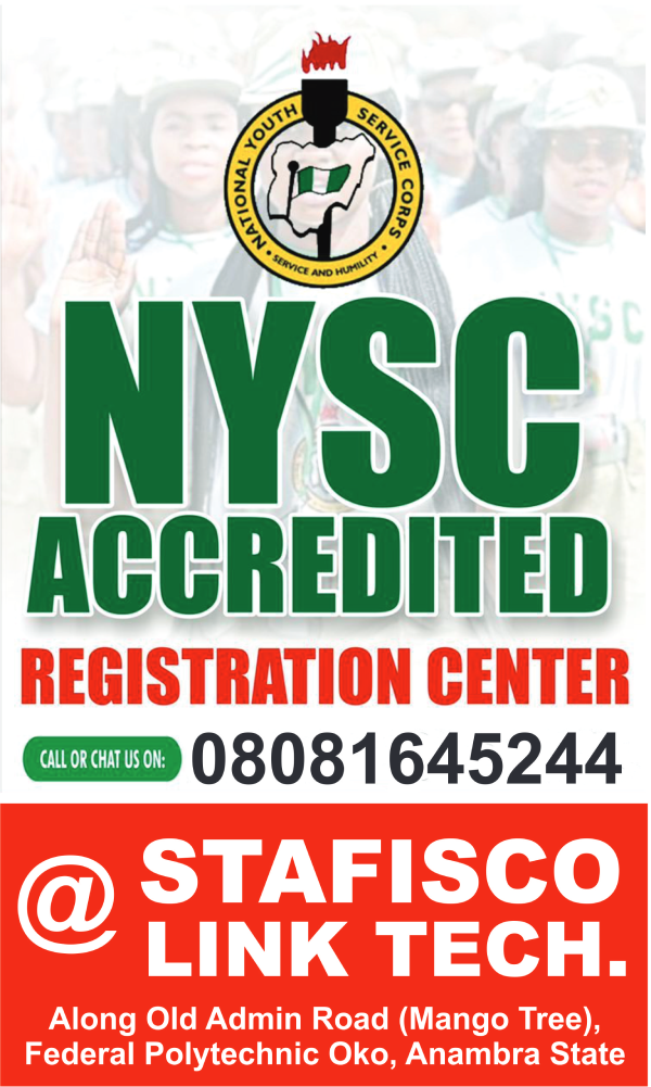STAFISCO LINK NYSC ACCREDITETED CENTER