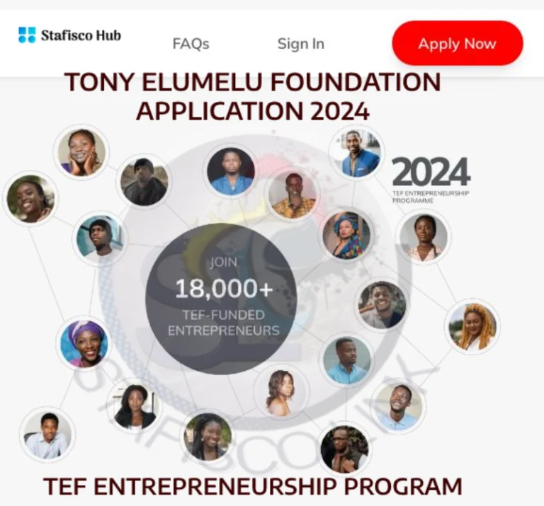 Tony Elumelu Foundation TEF Entrepreneurship Program