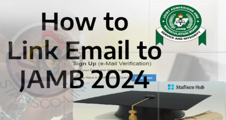 How to link email to jamb