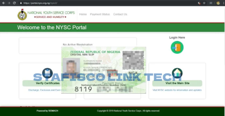 How to Link Nin to Nysc Portal